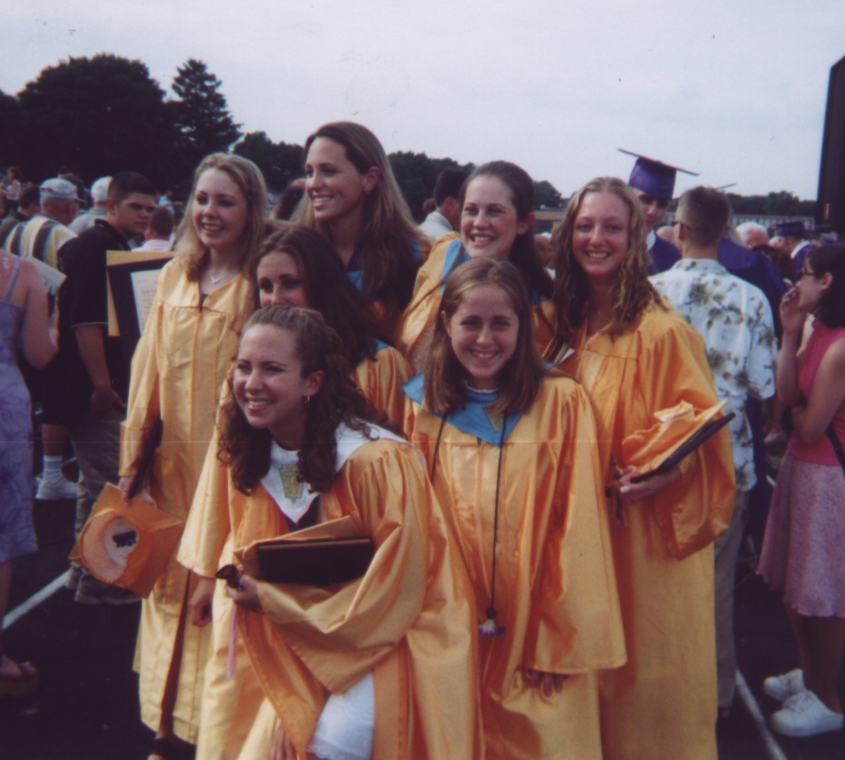 girls at graduation